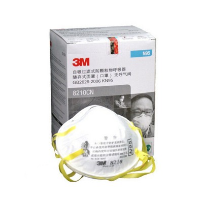 3M 8210CN Genuine N95 Respirator Face Mask – NIOSH, CE, FDA Approved