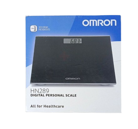 Omron HN-289 Digital Weighing Scale - Black