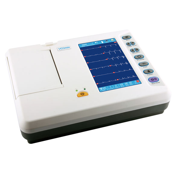 Vcomin Portable 6 channel ECG Machine ECG-8062