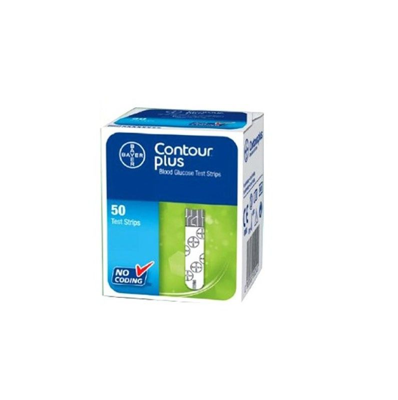 Bayer Contour Plus Glucose Meter Test Strips - 25strips