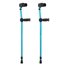 Smart 2PCS Aluminum Alloy Adjustable Forearm Crutches with Premium look