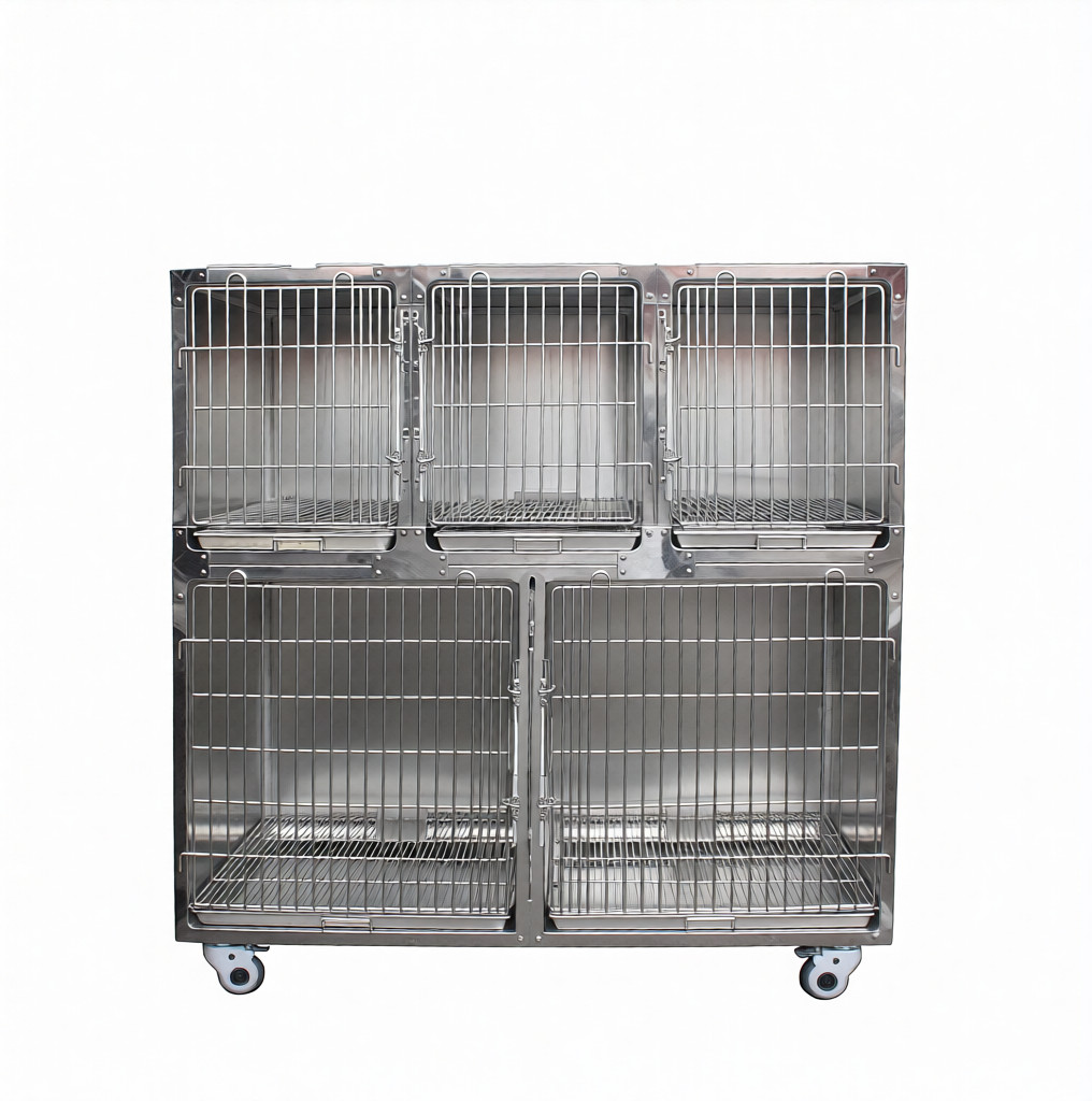 Stainless Cage YSVET1500D for Veterinary & Pets