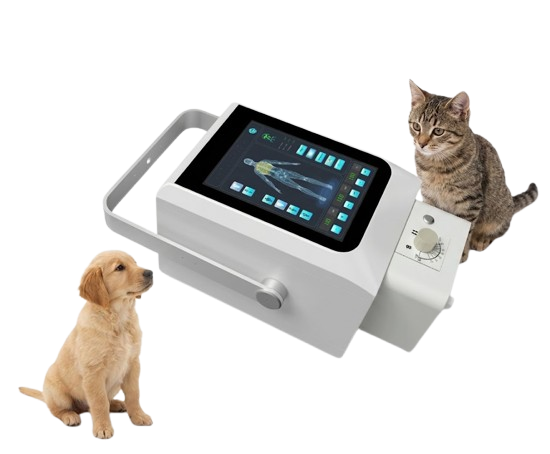 Vetfine F-X5E 5.6KW Veterinary Portable X-ray Machine with Battery