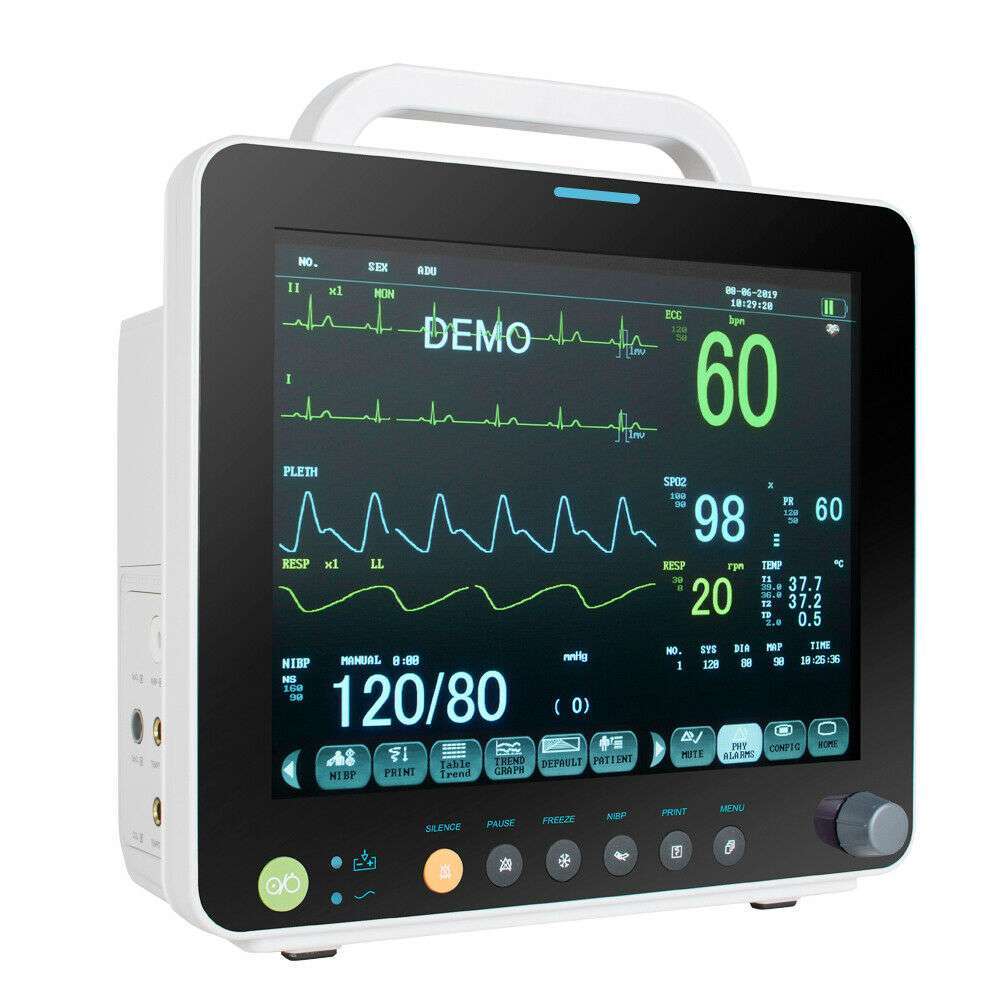 LEE Medical 12.1 Inch Multi-Parameter Medical Patient Monitor