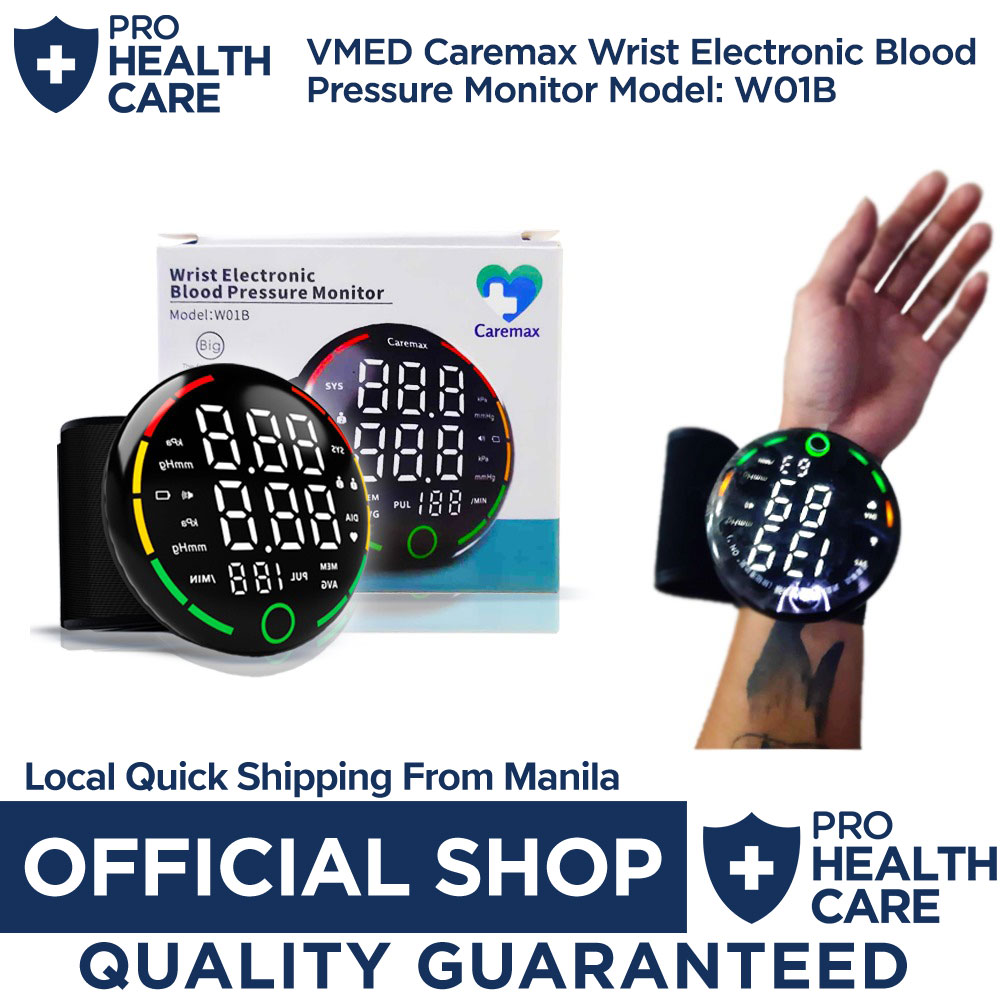 Rechargeable Wrist Electronic Sphygmomanometer Blood Pressure Monitor Device-(W01B)
