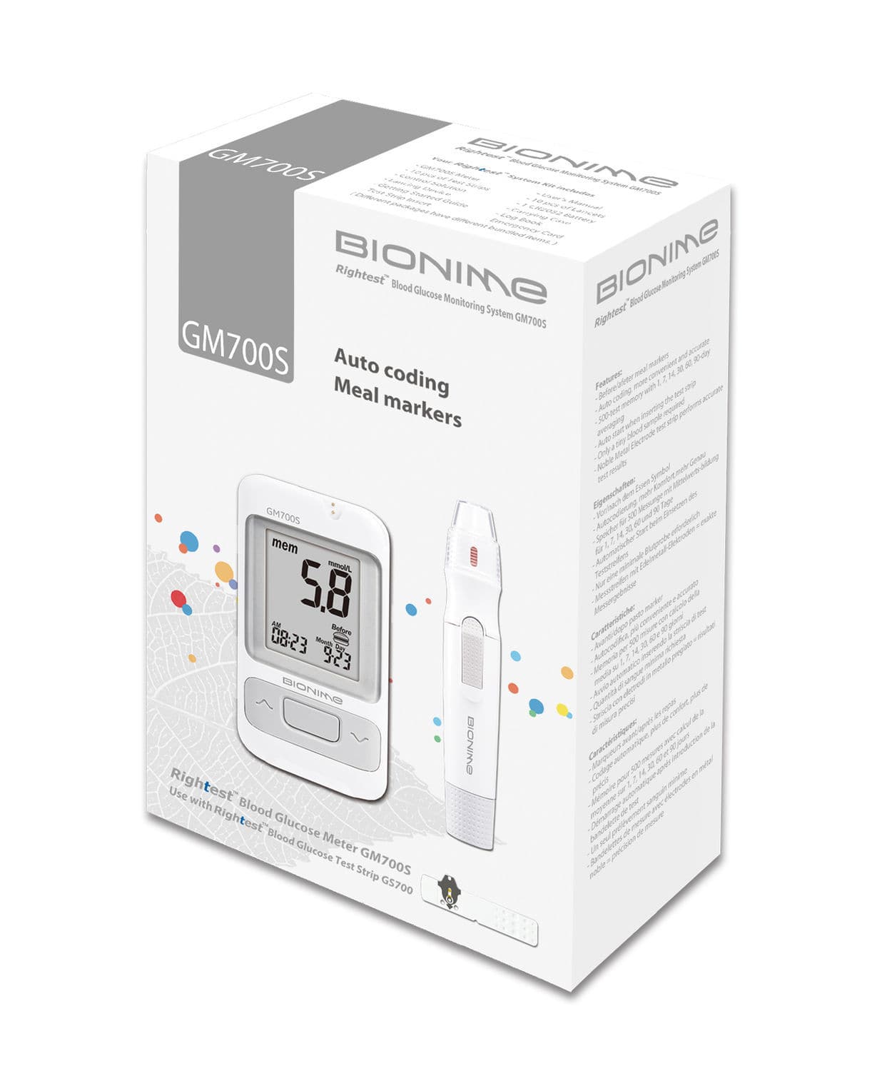 Bionime GM700S Glucose Meter