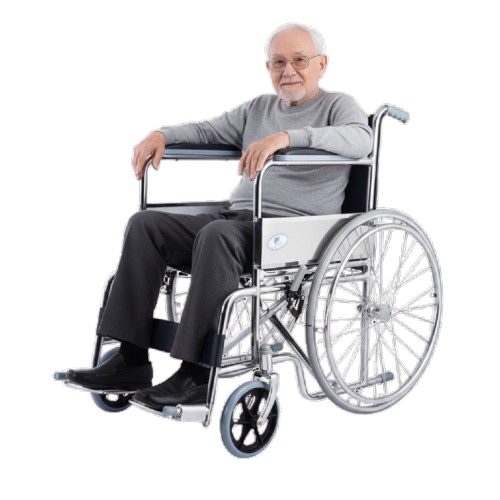 Easy  Portable Folding Standard  Wheelchair