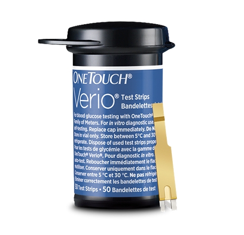 OneTouch Verio Blood Glucose Test Strips - 50 strips