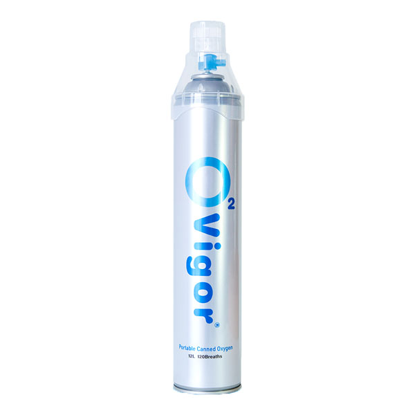 Vigor O2 Portable Oxygen Can with Mask - 12L