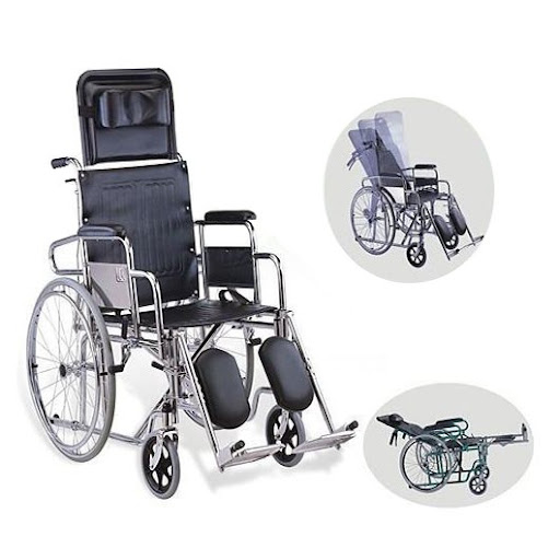 Sleeping Wheelchair With Commode