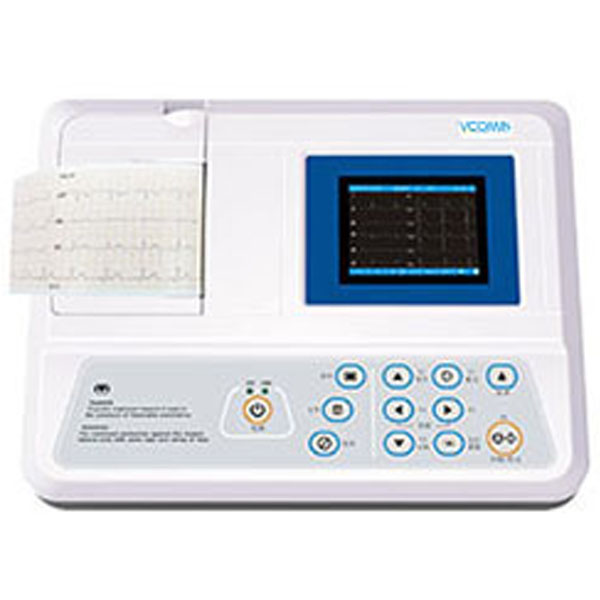 Vcomin Portable 3 channel ECG Machine ECG-8031