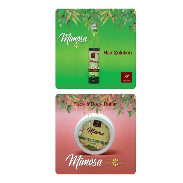 Mimosa Hair Solution +Face And Body Butter  Offer
