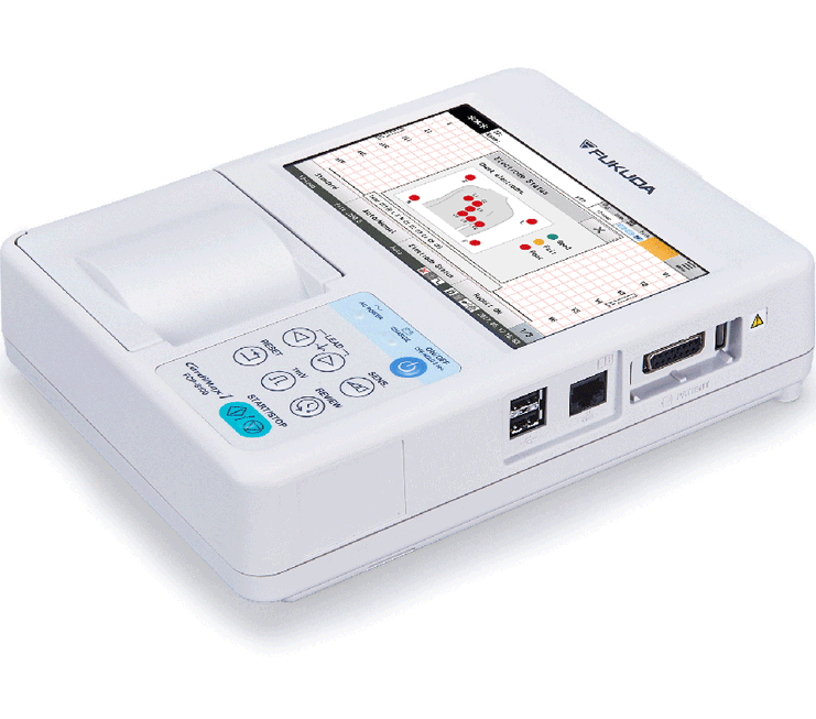 Fukuda FCP-8100 3-Channel ECG Machine 2