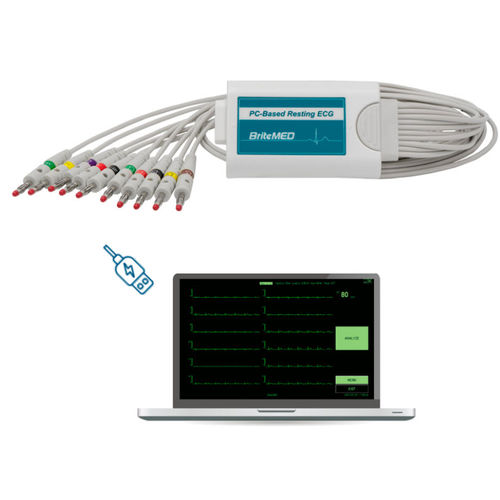 BRITEMED PC Based 12 Channel ECG Machine