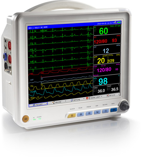 Portable Patient Monitor 12.1 Inch Color with 6 Standard Parameter