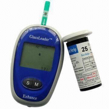 Glucoleader Enhance Blood Glucose Meter (Blue)