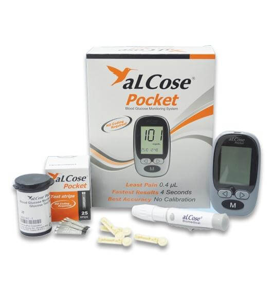 AlCose Pocket Portable Glucose Monitor - Thumbnail 1