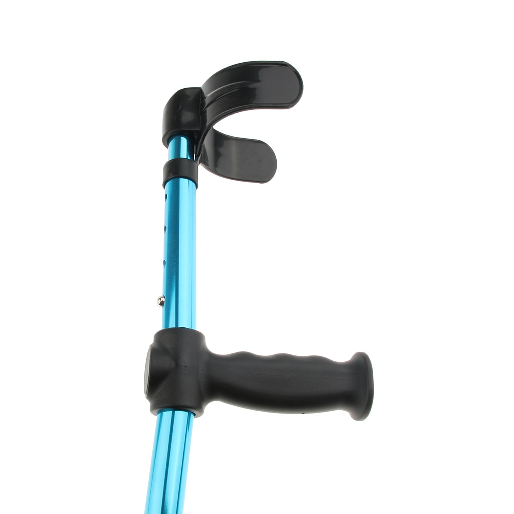 Smart 2PCS Aluminum Alloy Adjustable Forearm Crutches with Premium look