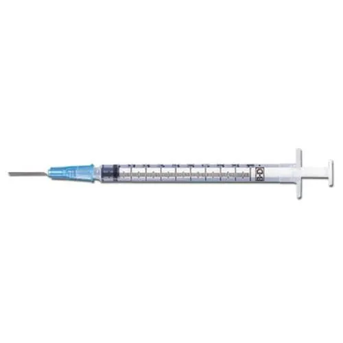 1cc Disposable Syringe With Needle - 100pcs