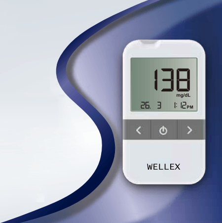 Wellex Blood Glucose Monitor Blood Sugar Test Meter