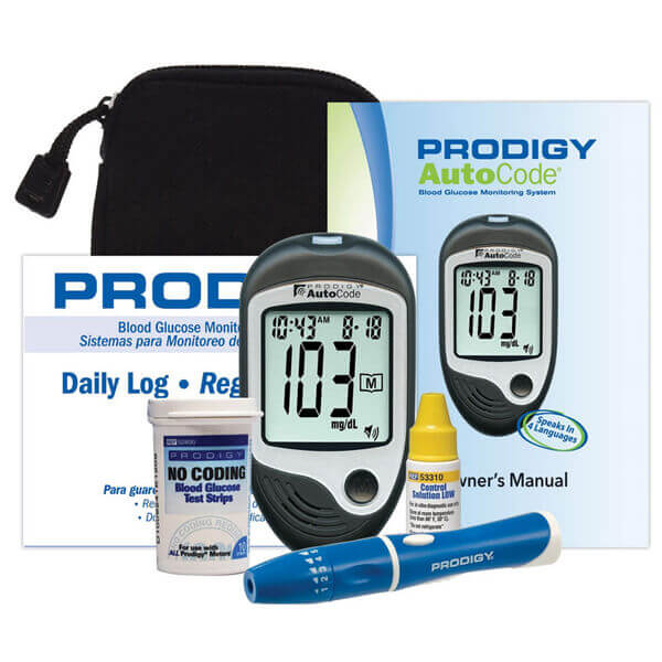 Prodigy AutoCode Talking Glucometer