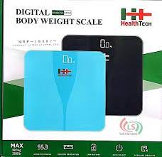 Health Tech HT 104 Digital Body Weight Scale real photo