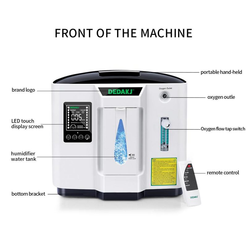 DEDAKJ DDT-1A Portable Oxygen Concentrator for Home Oxygen