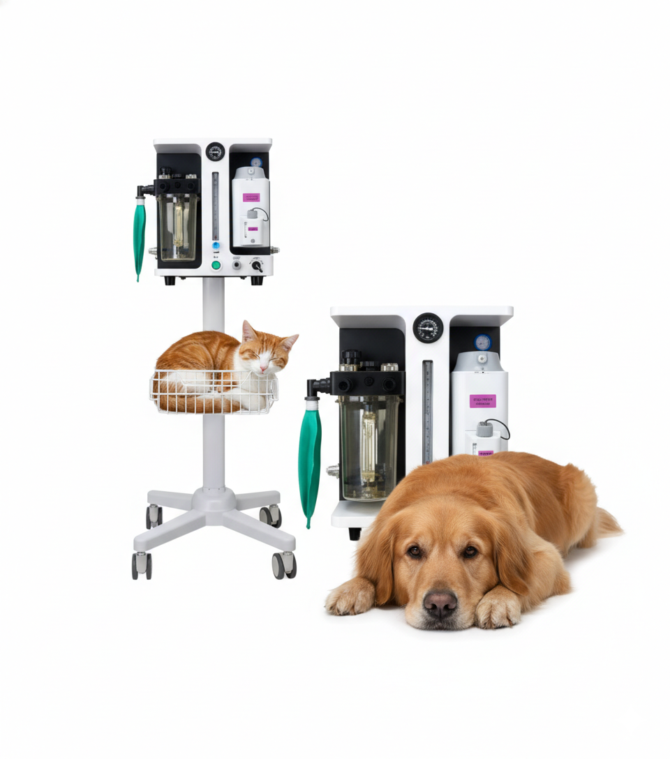 AAM-100 Veterinary Anesthesia Machine