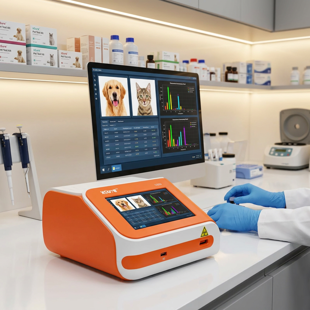 HEALGEN OG-V200 Veterinary Immunofluorescence Analyzer