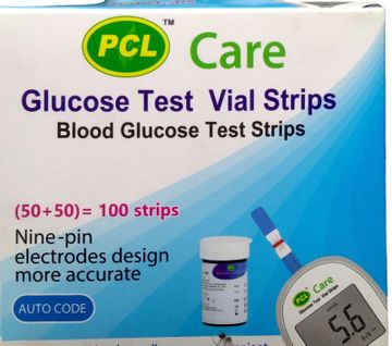 PCL Care Glucose Test Strips - 50 Strips