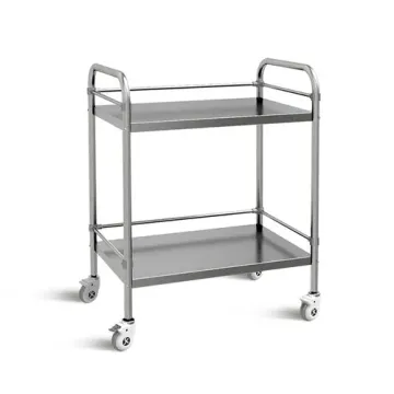 Hospital Instrument Trolley Double Rack