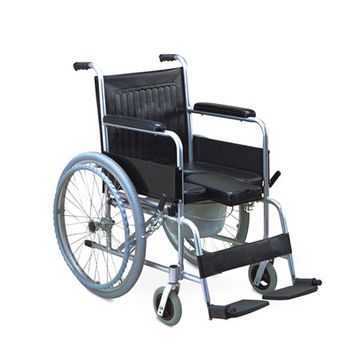 Standard Rehabilitation Medical Toilet Commode Wheelchair