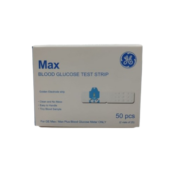 GE Max Blood Glucose Test Strip (50pcs)