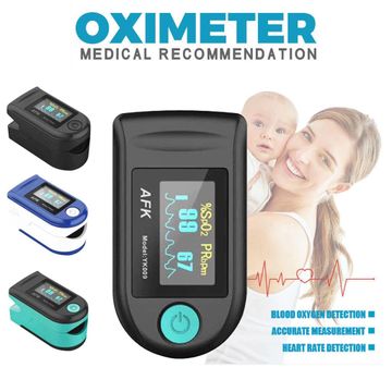 AFK YK010 Portable Fingertip Pulse Oximeter with Oxygen Saturation Monitor