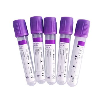 K2 EDTA Vacuum Blood Collection Tube 5ml - 100 pcs