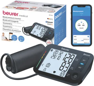 Upper arm Bluetooth blood pressure monitor - Beurer BM 54 - Germany