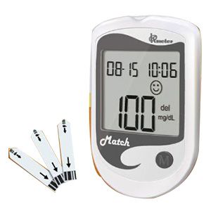 OKmeter Match Blood Glucose Monitoring Test Strips - 25 strips (Copy) (Copy)