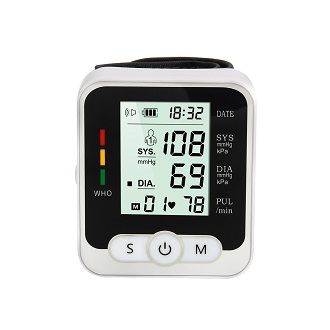 Automatic Digital Wrist Blood Pressure Monitor with Heart Rate Monitor