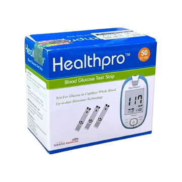 Healthpro Blood Glucose Test Strip 50 pcs