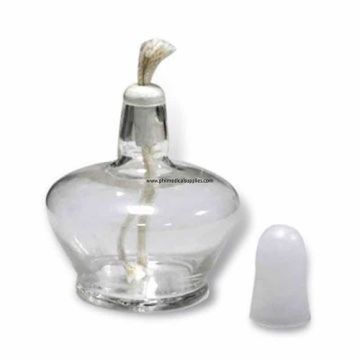 Spirit Lamp-Transparent Glass Laboratory Alcohol Burner Lamps