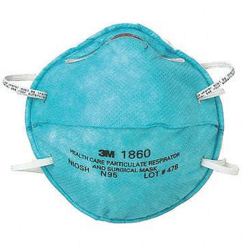 3M™ 1860 N95 Health Care Particulate Respirator and Surgical Mask